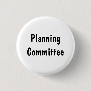 Planning Committee Pinback Button