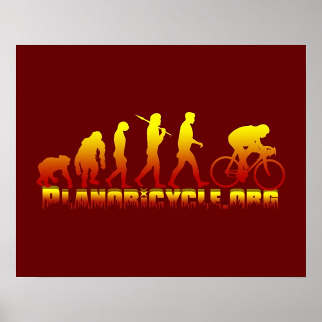 Plano Bicycle Association Firestarter Logo Poster (Front)