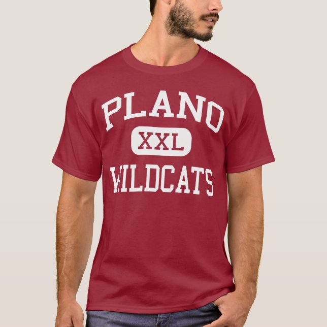 Plano - Wildcats - Senior - Plano Texas T-Shirt (Front)