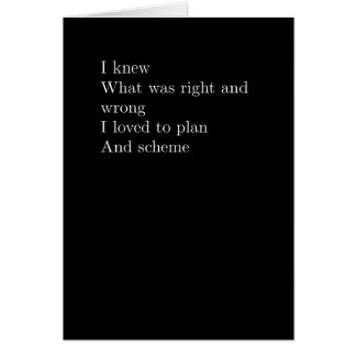 "plans and schemes" cards
