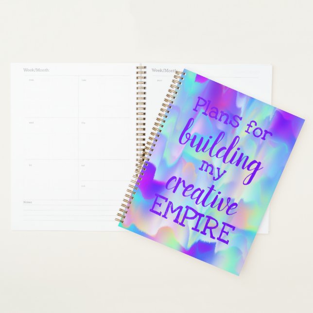 Plans for Building My Creative EMPIRE Planner (Display)