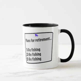 Plans for retirement (fishing) mug
