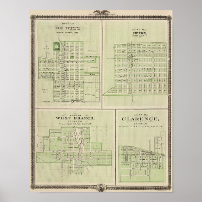 Plans of DeWitt, Tipton Poster (Front)