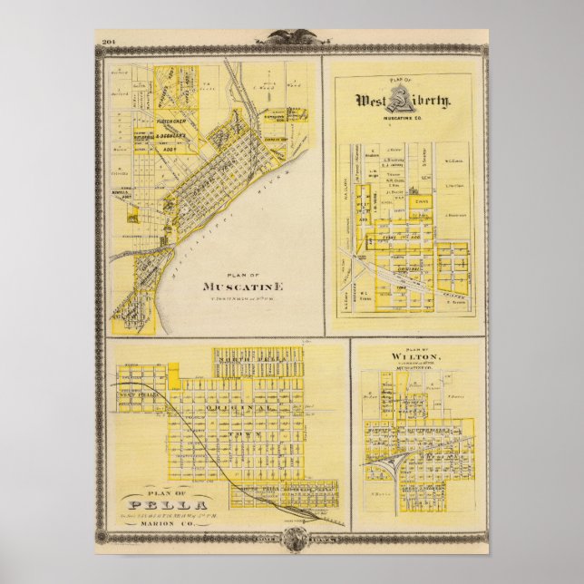 Plans of Muscatine, West Liberty Poster (Front)