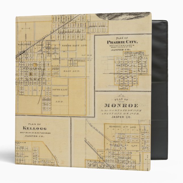 Plans of Newton, Prairie City 3 Ring Binder (Front/Inside)