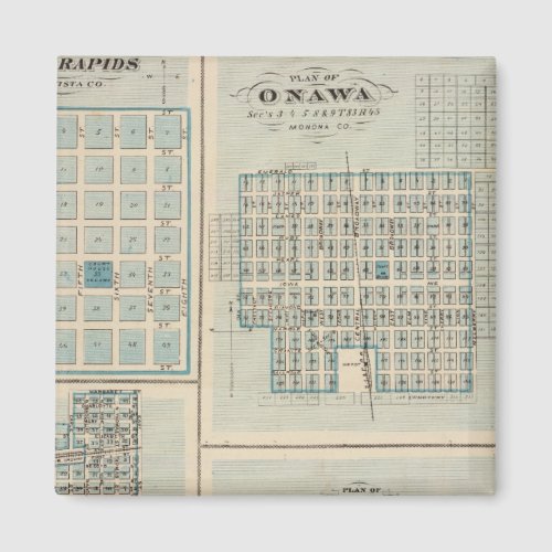 Plans of Sioux Rapids Onawa Storm Lake Newell Magnet