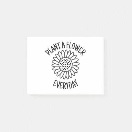 Plant  A  Flower Everyday Post_it Notes