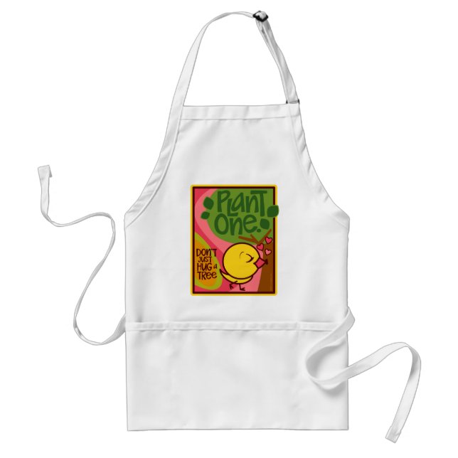 Plant a Tree Adult Apron (Front)