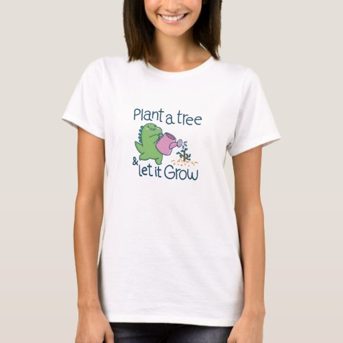 Plant A Tree Dino T_Shirt