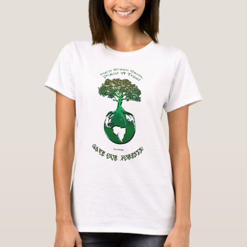 PLANT A TREE Ecology Art Earth Day Top
