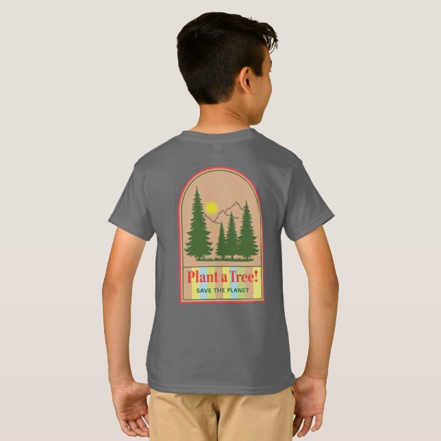 Plant a Tree, Save the Planet, Cool Tank Top (Back Full)