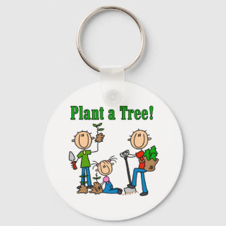 Plant a Tree T-shirts and Gifts Keychain
