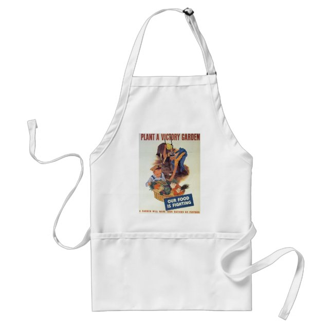 Plant a Victory Garden Adult Apron (Front)