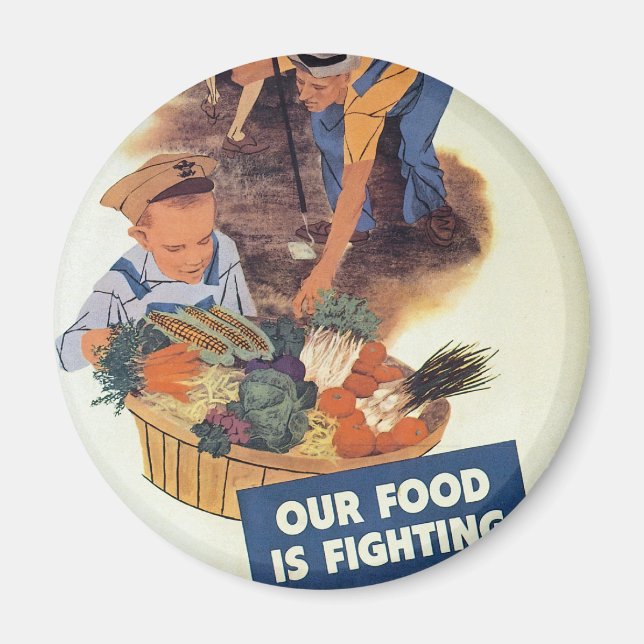 Plant a Victory Garden Magnet (Front)