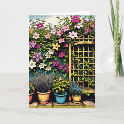 Plant and Gardening Lovers Birthday Card