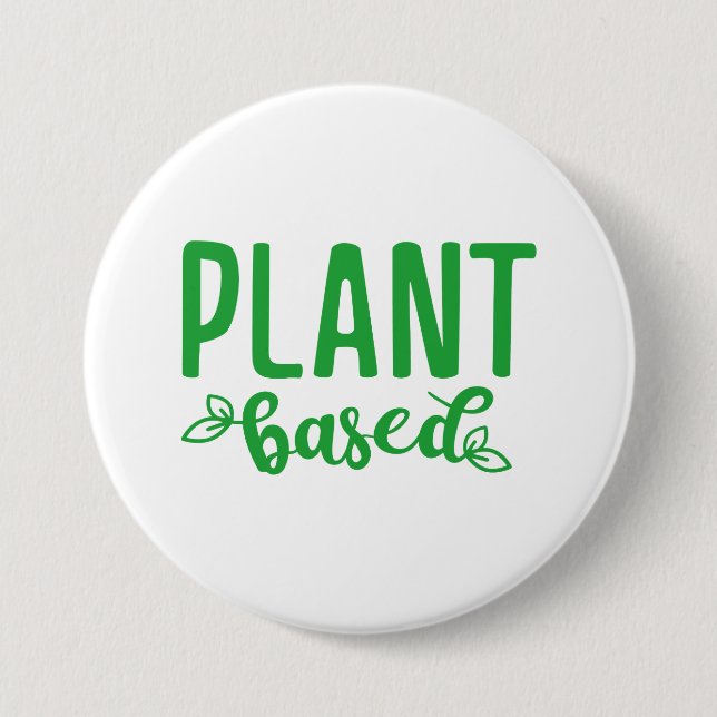 Plant Based Button (Front)
