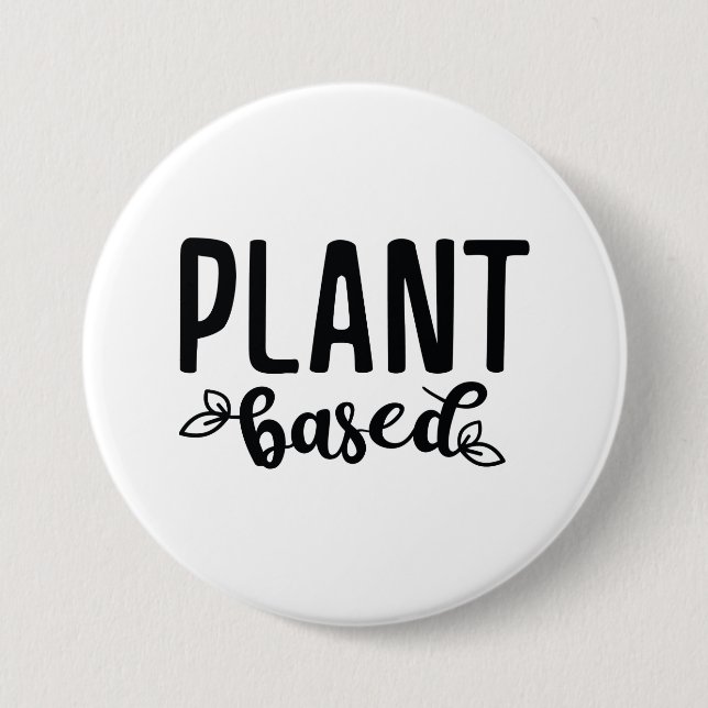 Plant Based Button (Front)