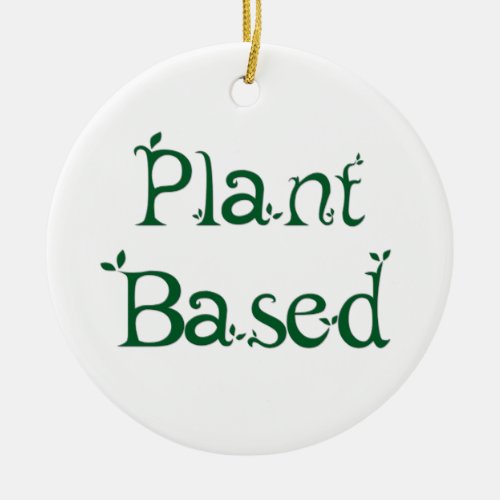 Plant Based Ceramic Ornament