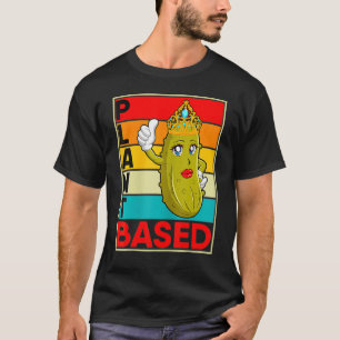 Plant Based Food Vegan Vegetable Pickle Queen Cucu T-Shirt