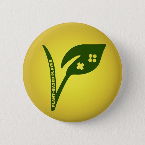 Plant_Based Player Vegetarian Mark Game Console Button