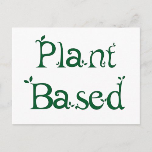 Plant Based Postcard