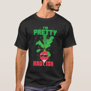 Plant Based Pretty Radish Carrot Go Vegan T-Shirt