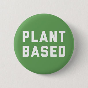 Plant Based Vegan Quote Button