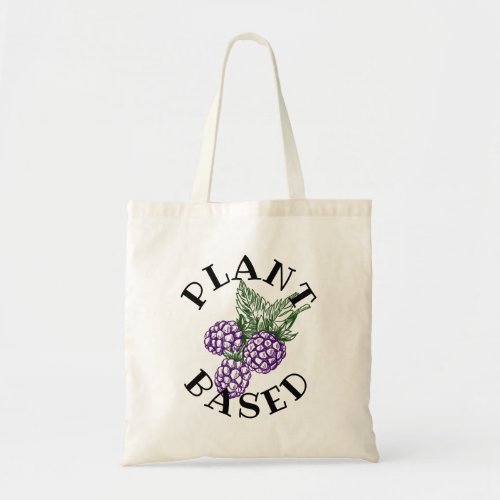 Plant Based  Vegan Tote Bag