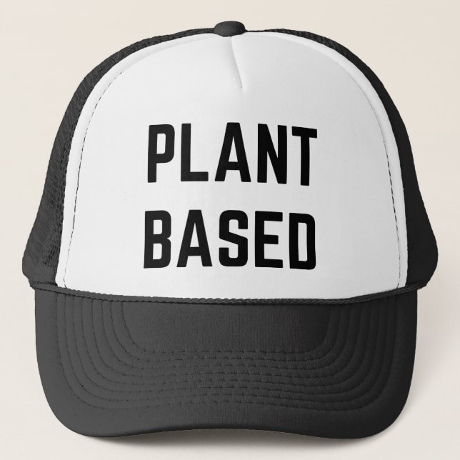 Plant Based Vegan Trucker Hat (Front)