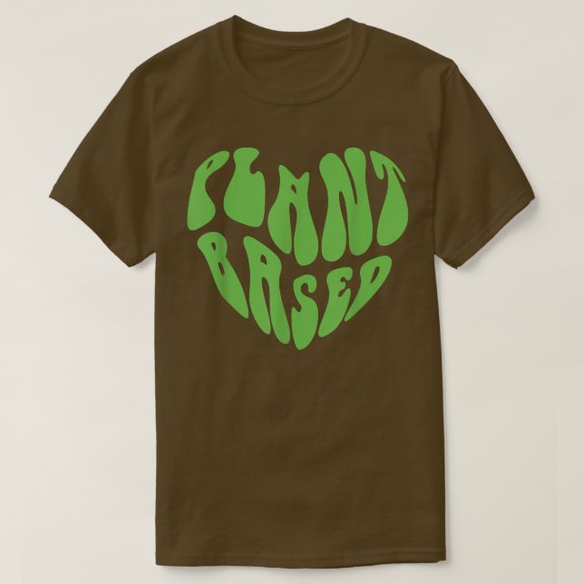 Plant Based World Vegetarian Day Vegan Life Veggie T-Shirt (Design Front)