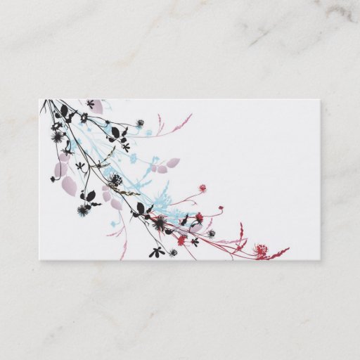 Customizable Plant Business Card