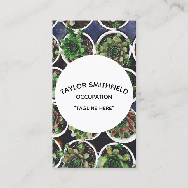 plant business card (Front)