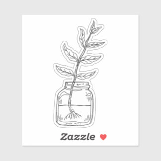 Plant Clipping Propagation Sticker