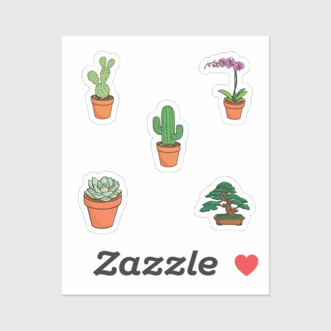 Plant collection sticker (Sheet)