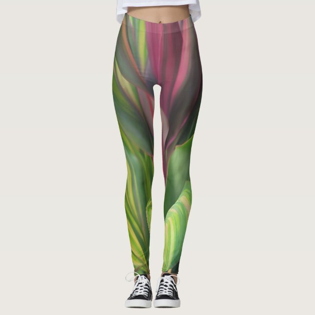 PLANT COLOR LEGGINGS (Front)
