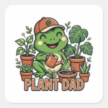 Plant Dad Frog Watering Houseplants Funny Plant