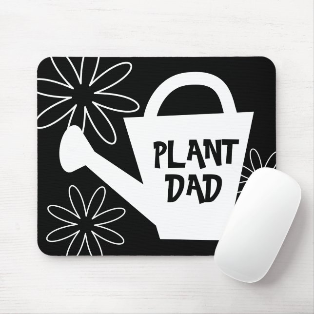 Plant Dad mousepad. Funny gardening quote Mouse Pad (With Mouse)