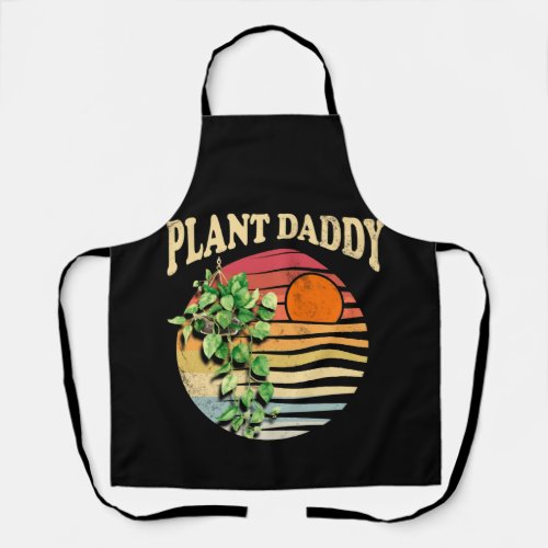 Plant Daddy Nature Botanical Gardener Plant Dad Apron