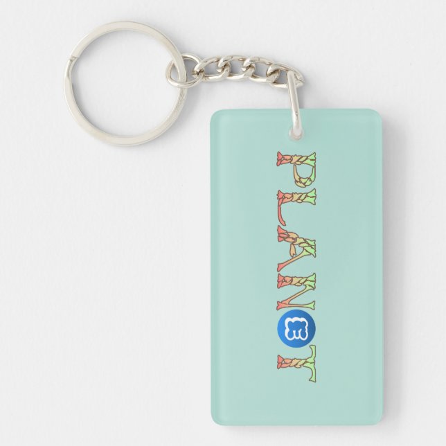Plant for Our Planet Keychain (Front)