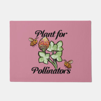 Plant for Pollinators Bee                          Doormat