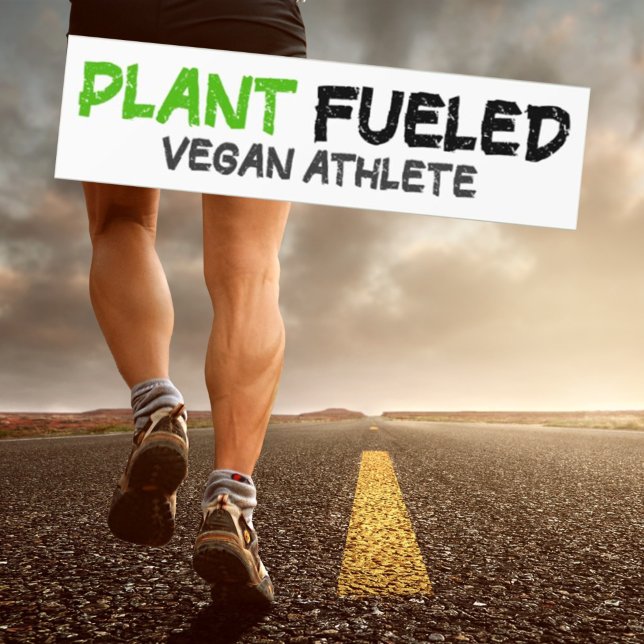 Plant Fueled, Vegan Athlete, Car Decal (Creator Uploaded)