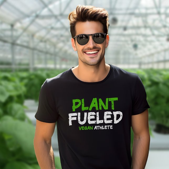 Plant Fueled (Vegan Athlete) Green Fitness Unisex T-Shirt (Creator Uploaded)
