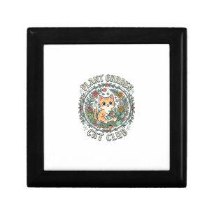 Plant Garden Cat Funny Cat Lover Design - Plant Ga Gift Box