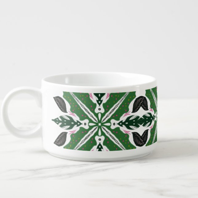 Plant Greenery Begonias Monstera Prayer Leaves Bowl (Right)