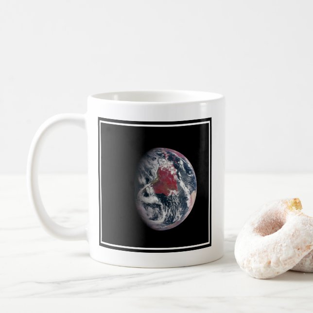 Plant Growth On Planet Earth. Coffee Mug (With Donut)