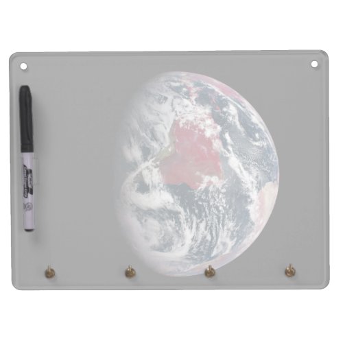 Plant Growth On Planet Earth Dry Erase Board With Keychain Holder