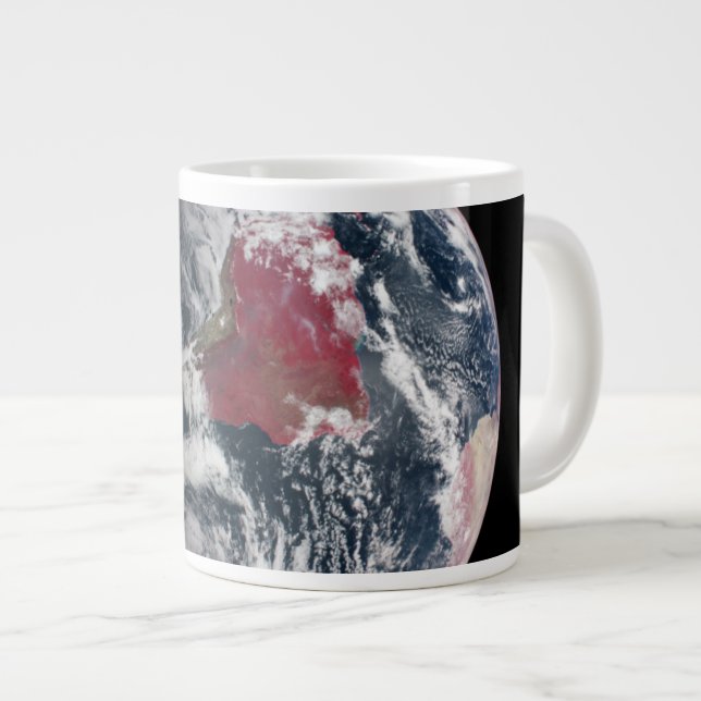 Plant Growth On Planet Earth. Giant Coffee Mug (Front Right)