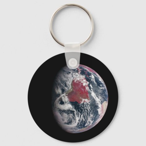 Plant Growth On Planet Earth Keychain