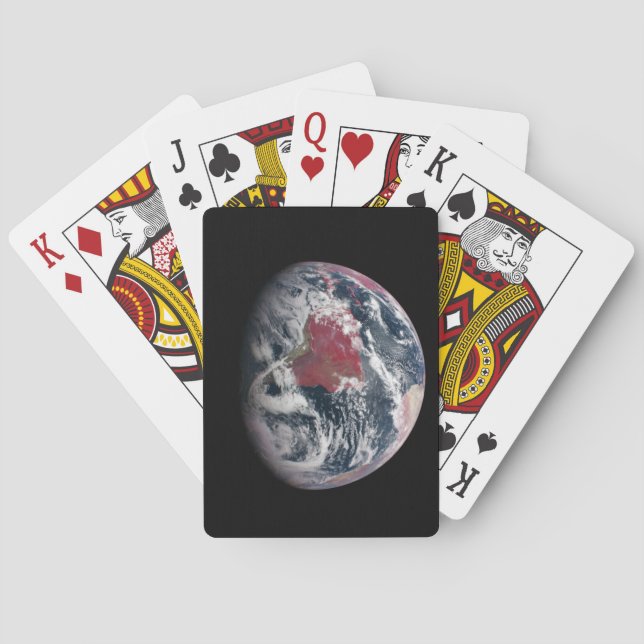 Plant Growth On Planet Earth. Poker Cards (Back)