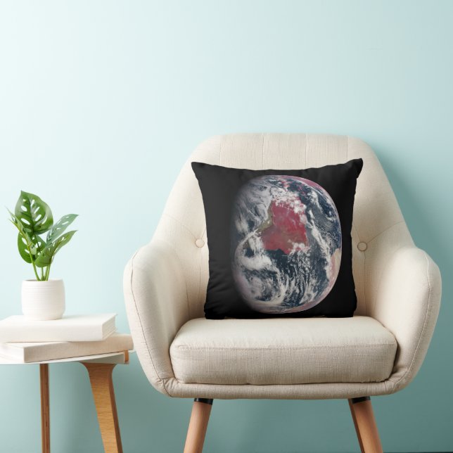 Plant Growth On Planet Earth. Throw Pillow (Chair)